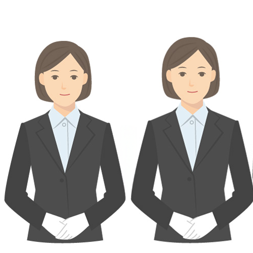 丹波市の家族葬・株式会社ゆら、女性サービス係2名